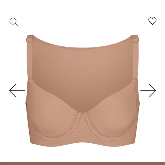 SKIMS FITS EVERYBODY BACK SMOOTHING FULL COVERAGE BRA 34DDDD - Picture 3 of 11